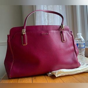 Coach pink leather bag 25161
